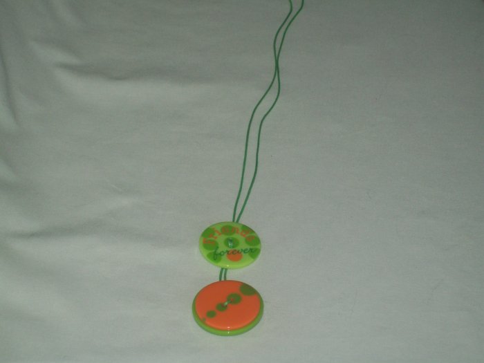 Orange And Green Necklace