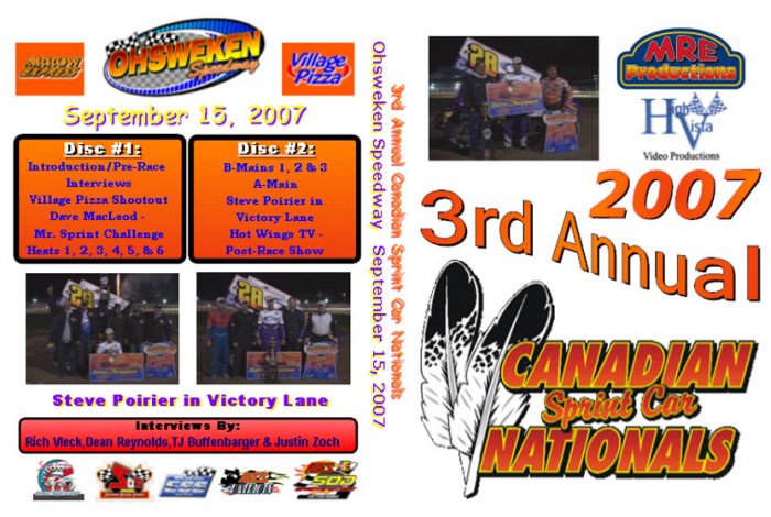 DVD - 2007 Canadian Sprint Car Nationals from Sept 14/15