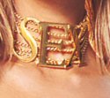 Sex Gold Choker Necklace