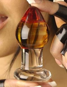 Pyrex Glass Butt Plug
