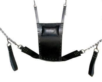 Strict Leather Premium Black Leather Sex Sling