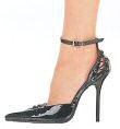 Pumps with Corset Details and Ankle Strap