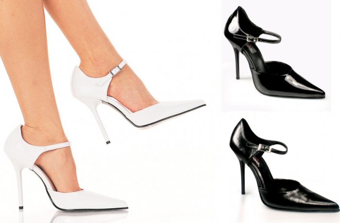 "Milan" - Women's Pointed Toe Mary Jane Pumps