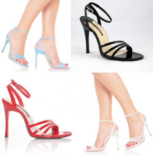 "Fresh" - Women's Open Toe Strappy Ankle Wrap Sandal