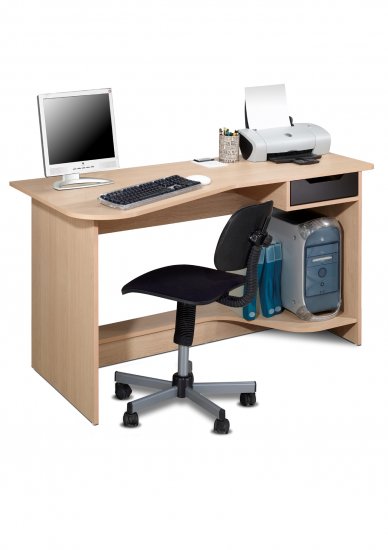 Student Office Bedroom Computer Desk w/ Drawer