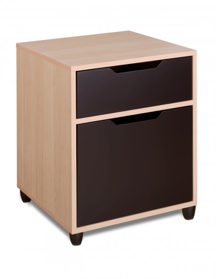 Office Mobile Filing Cabinet Storage Bin with Drawers - Letter or Legal
