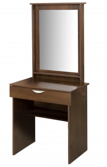 Bedroom or Bathroom Hair and Makeup Vanity with Large Mirror