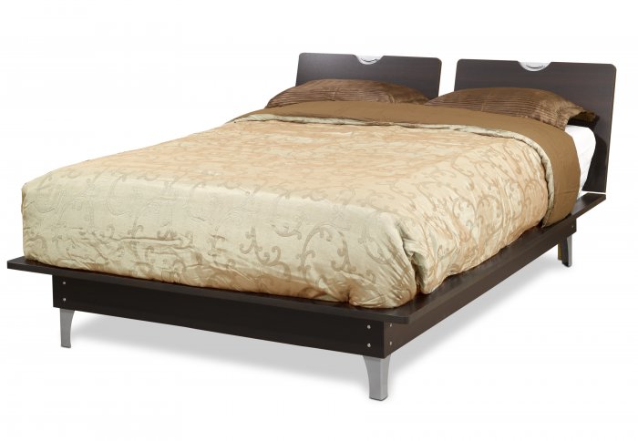 Queen Size Espresso Bedroom Platform Bed