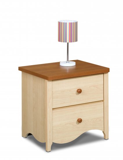 Two (2) Drawer Bedroom Night Stand Storage Table
