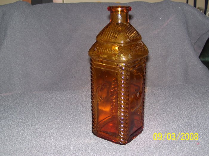 Amber Berrings Bitters Bottle