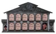 Pewter House Picture Frame