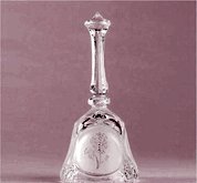 Rose-Etched Dinner Bell