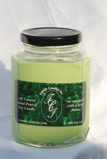 Oval Hex Candle