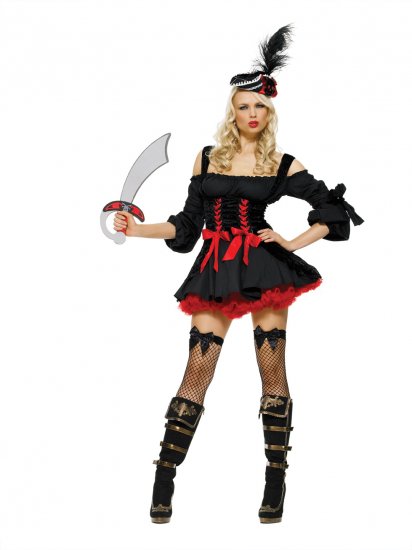 Leg Avenue Adult Halloween Costume Sexy Caribbean Pirate Wench XL