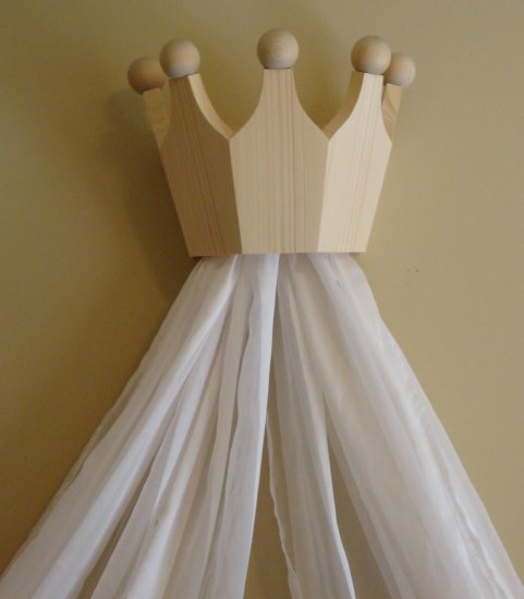Pine Bed Crown / Valance / Canopy for Nursery