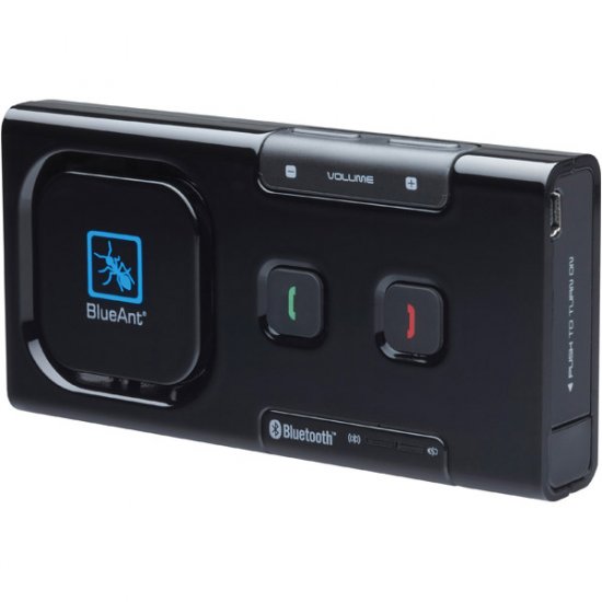 BlueAnt Black Gloss Supertooth Light Compact Bluetooth Speakerphone