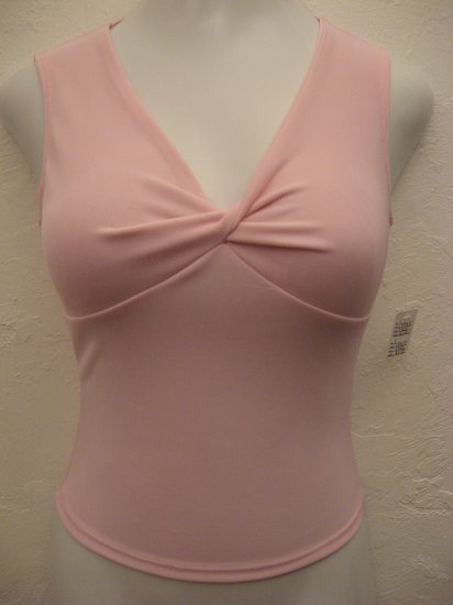 Sexy Baby Pink Deep V-Neck Top - Venus (Small)