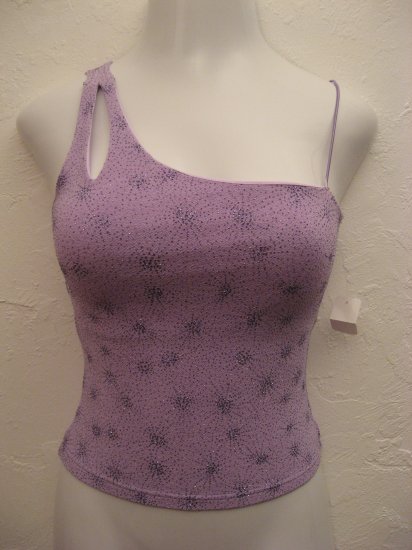 Sexy Light Purple Sparkle Star Design Tank Top - Byer Too (Size 7, Medium)