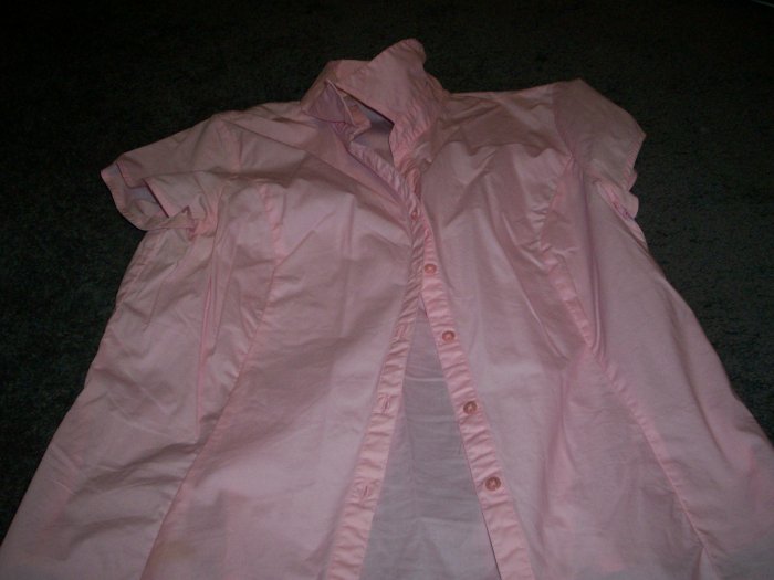 Women's Dress Shirt size L by Langents