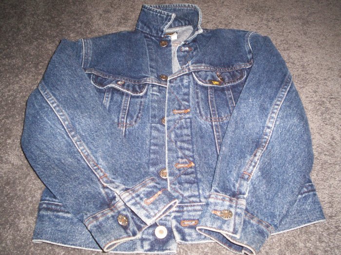 Kids LEE Dark Blue Jean Jacket size 12