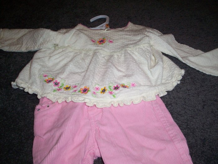 Toddler's Mon Petit Outfit Shirt and Pants 18 months