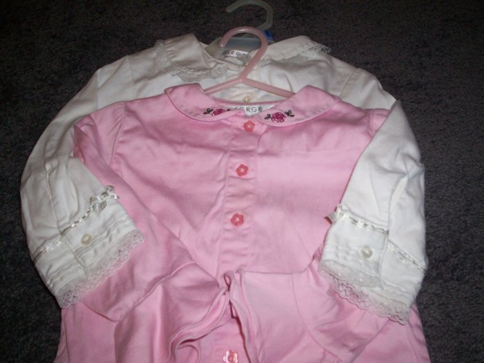 24M Girl's George Shirts White and Pink