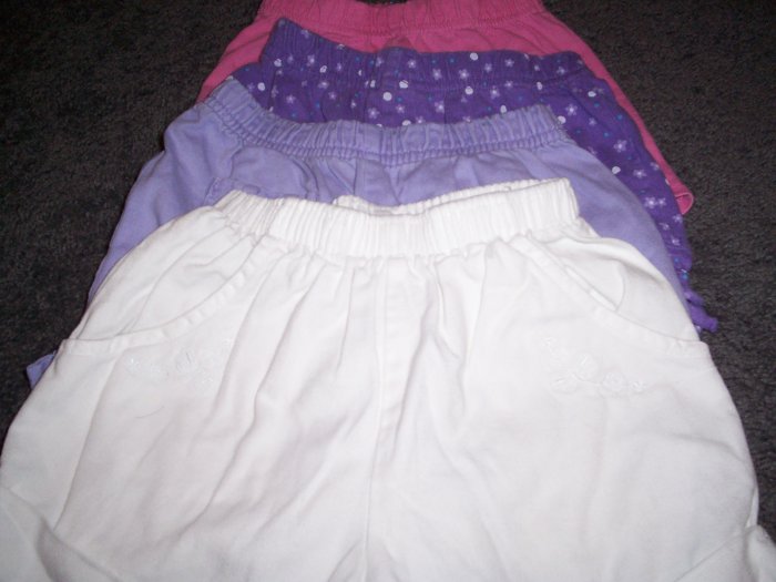 5 pairs Toddler shorts size 2T/24M