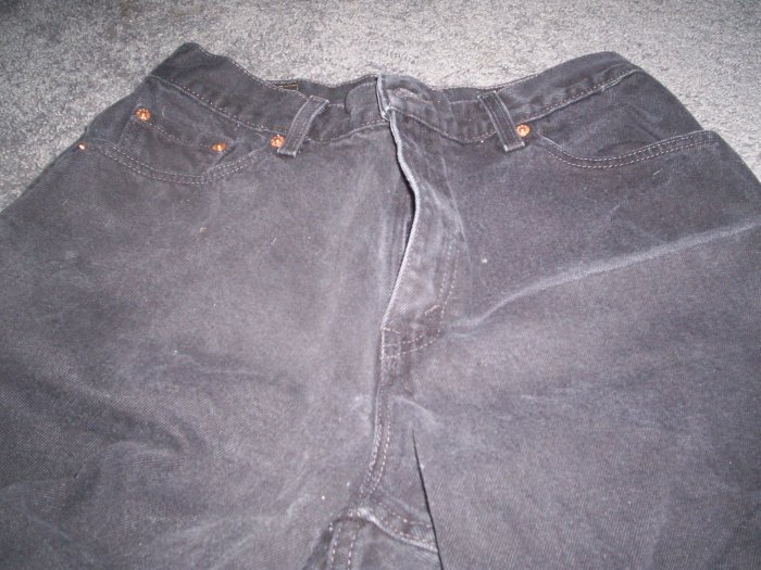 Women's Black Levi 550 Jeans size 12 reg