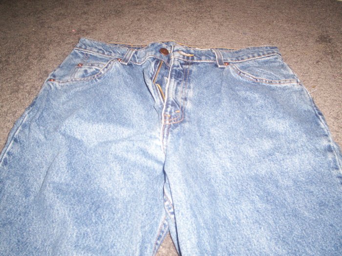 Women's Blue Levi 921 Tapered Fit Jeans size 12 Long