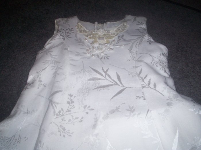Girl's White Popaye Kid Dress Size 6