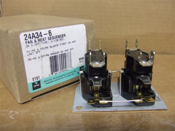 White Rodgers Fan Heat Sequencer up to 20kw