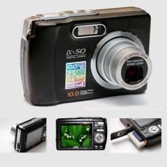 Digital Camera, Optical Zoom 10M Pixel CCD Sensor, 2.5-inch LCD