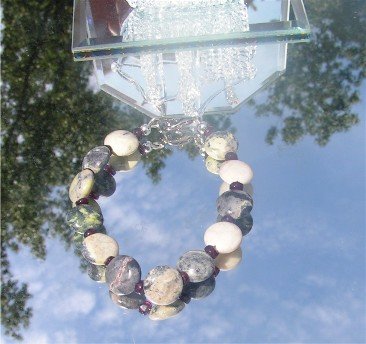 Yellow Turquoise Disc Bracelet