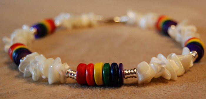 Rainbow and Shell Choker
