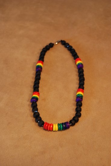 CoCo and Crow Bead Rainbow Necklace