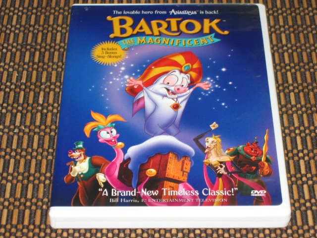Bartok The Magnificent DVD Animation Mint!