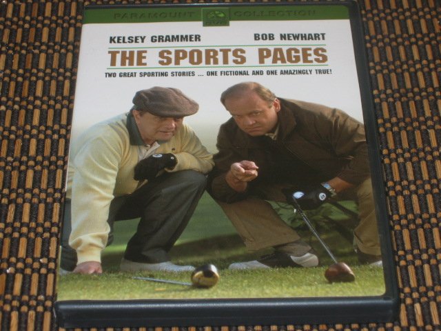 The Sports Pages DVD Kelsey Grammer & Bob Newhart Mint!