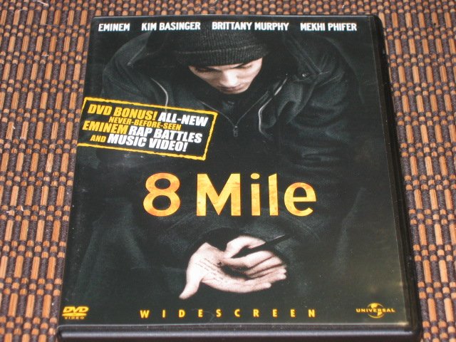 8 Mile DVD Eminem & Kim Basinger Eight Mile Mint!