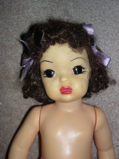 Terri Lee 16" Brunette Hard Plastic Doll to dress