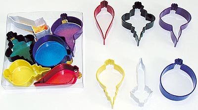 Ornament Color Set - 6 Pieces, L1866