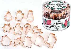 Holiday Copper-Plated Set - 12 Pieces, L1986