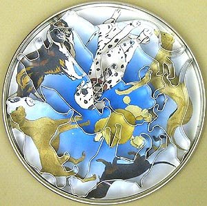 Dog Set in Storage Tin - 6 Pieces, L420