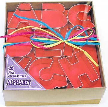 Alphabet Letters in Storage Box - 26 Pieces, L1954