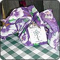 Lavendar Sugar Cookies Mix Bandana Gift Set