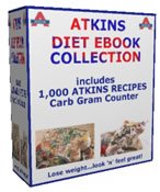 ATKINS 1,000+ DIET RECIPES EBOOK & CARB GRAM COUNTER