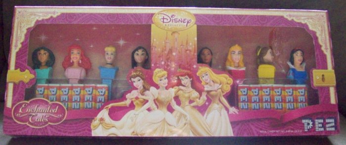 DISNEY PRINCESS PEZ COLLECTOR'S SET ENCHANTED TALES