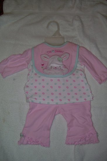 3pc Outfit With Matching BIb