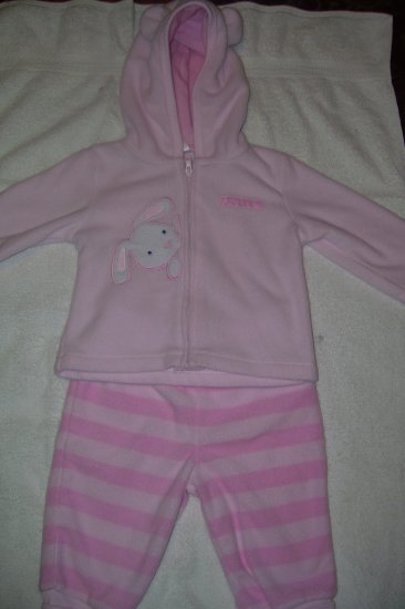 2pc. Hooded Fleece Outfit