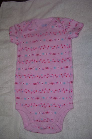 Light Pink Onesie With Hearts