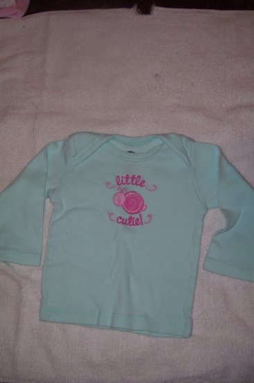 Blue-Green Long Sleeve Shirt